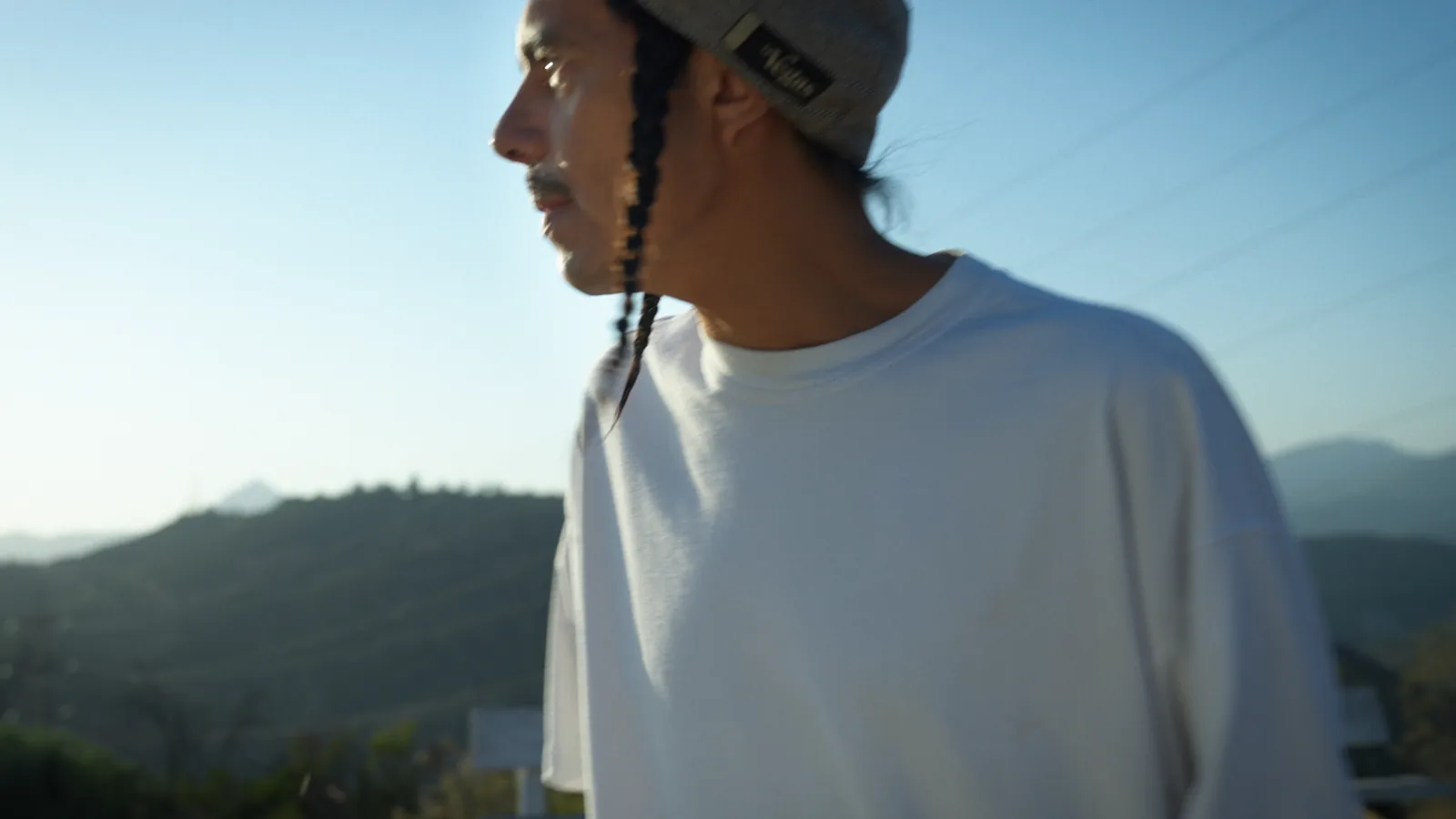 Perfil de Sonido Ácido frente a las montañas