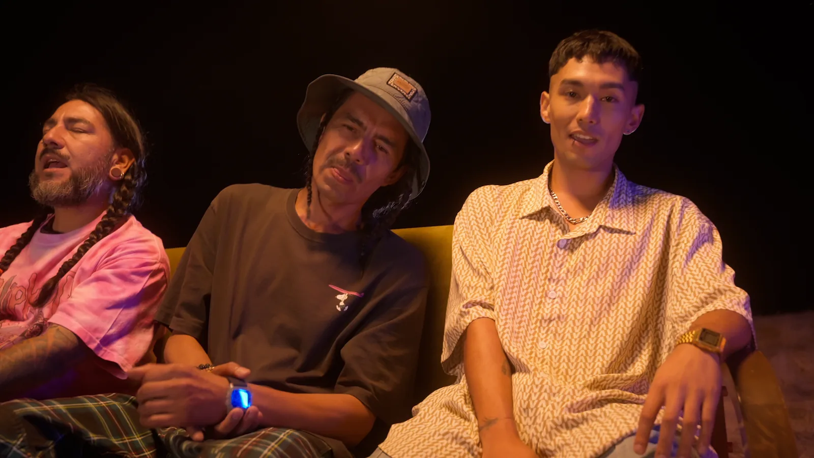 Sonido Ácido y Pablo Rojas compartiendo escena